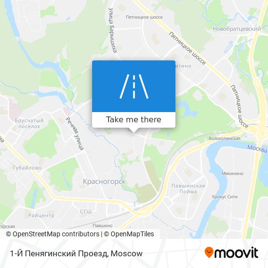 1-Й Пенягинский Проезд map