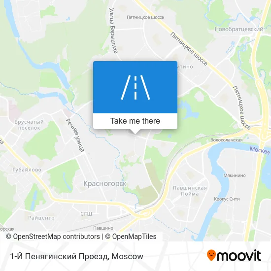 1-Й Пенягинский Проезд map