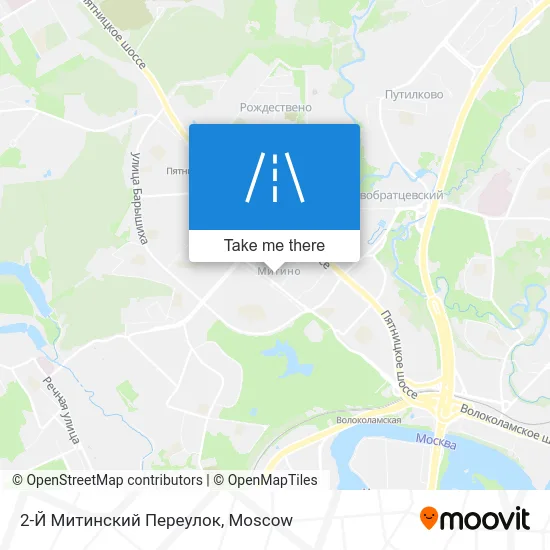2-Й Митинский Переулок map