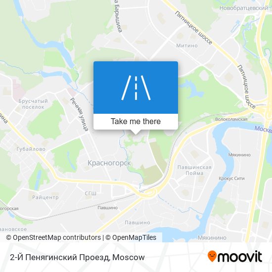 2-Й Пенягинский Проезд map