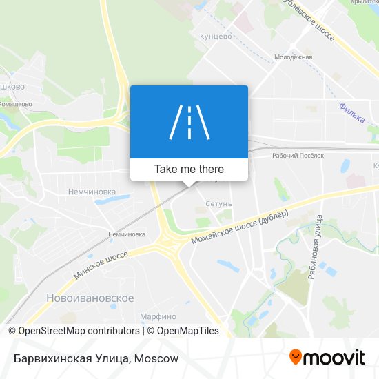 Барвихинская Улица map