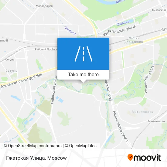 Гжатская Улица map