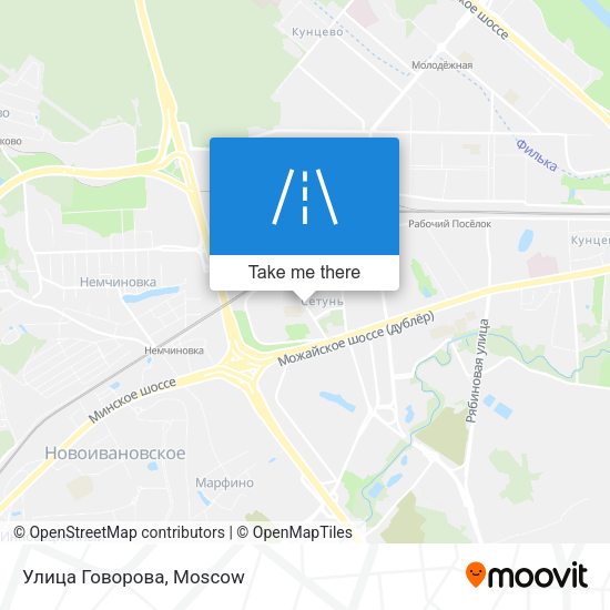 Улица Говорова map