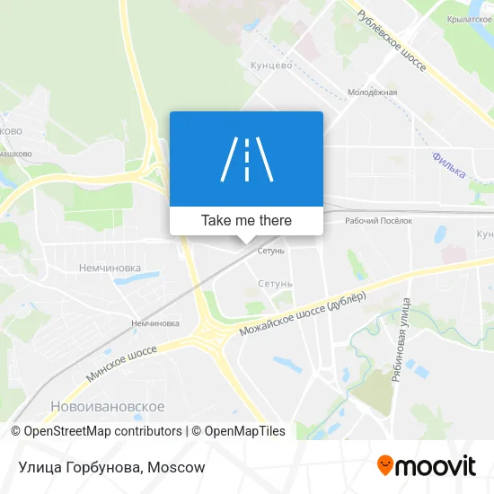 Улица Горбунова map