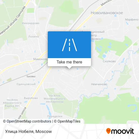 Улица Нобеля map
