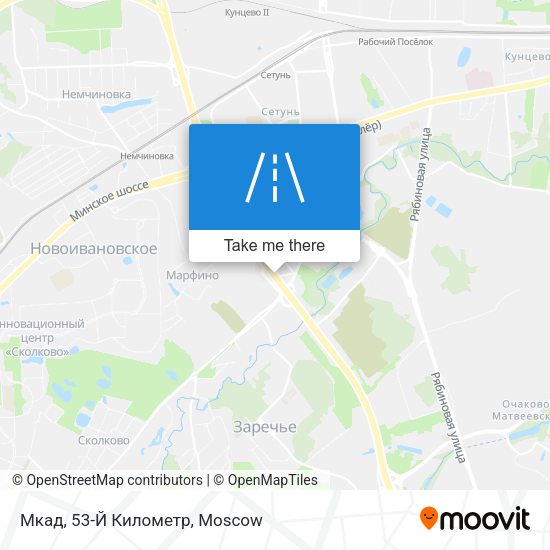 Мкад, 53-Й Километр map