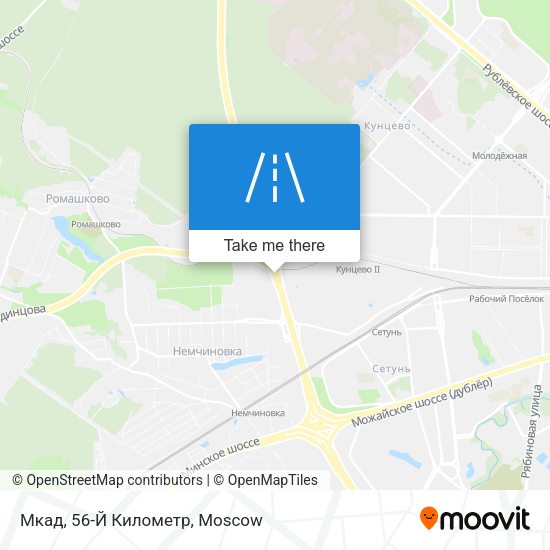 Мкад, 56-Й Километр map