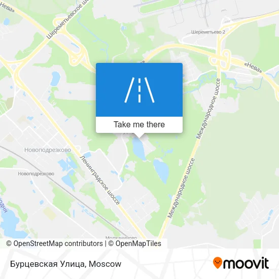 Бурцевская Улица map