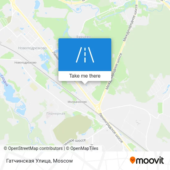 Гатчинская Улица map