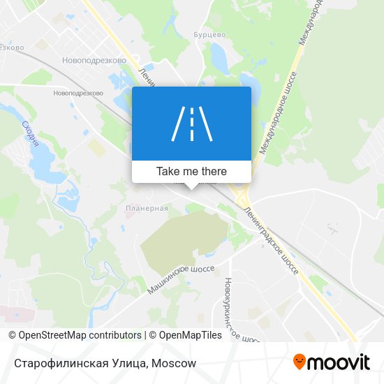 Старофилинская Улица map