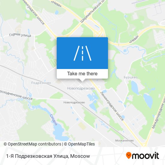 1-Я Подрезковская Улица map