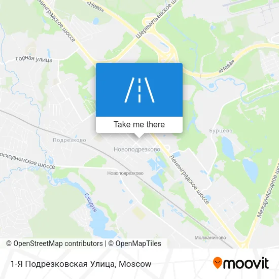 1-Я Подрезковская Улица map