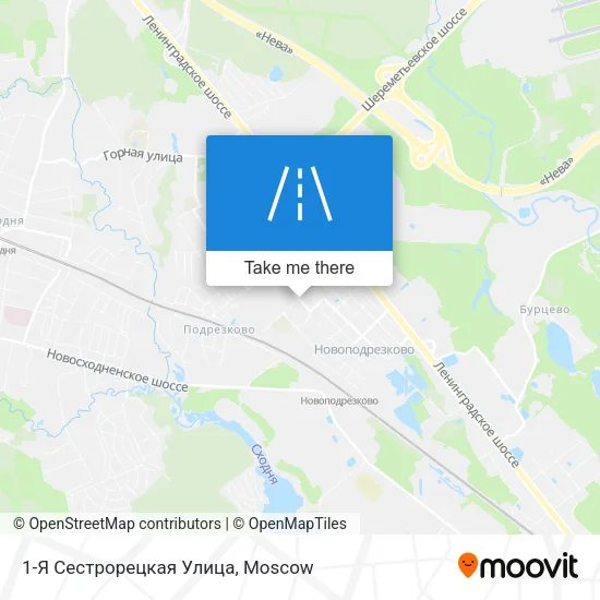 1-Я Сестрорецкая Улица map