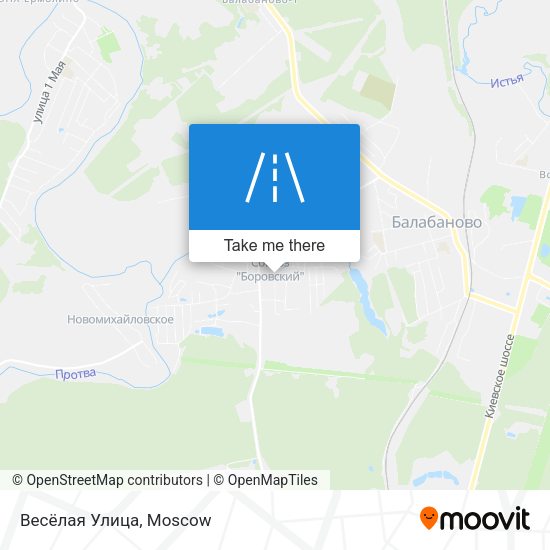 Весёлая Улица map