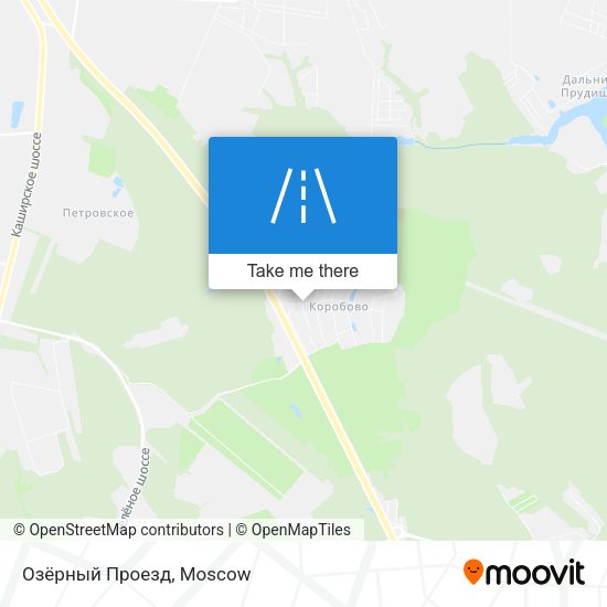 Озёрный Проезд map