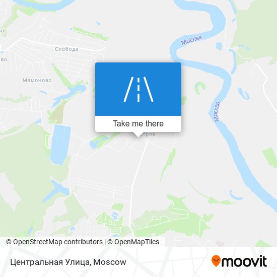 Центральная Улица map