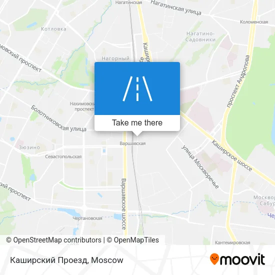 Каширский Проезд map