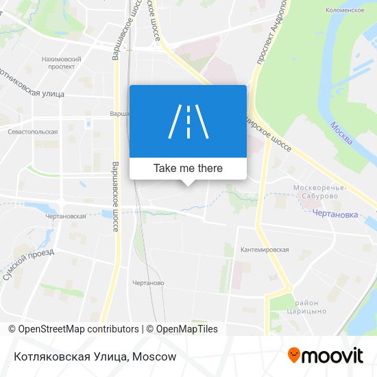 Котляковская Улица map