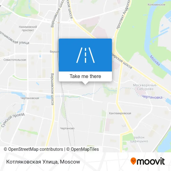 Котляковская Улица map