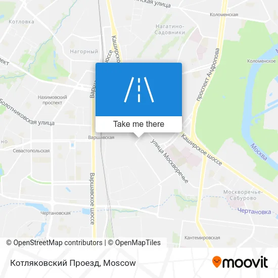 Котляковский Проезд map