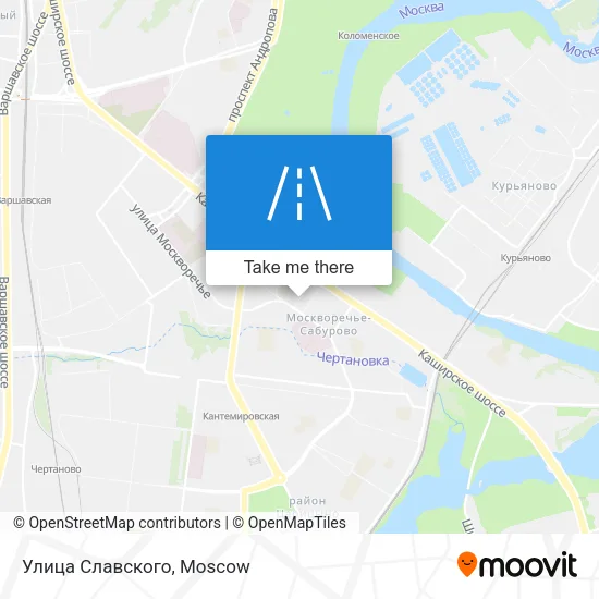 Улица Славского map