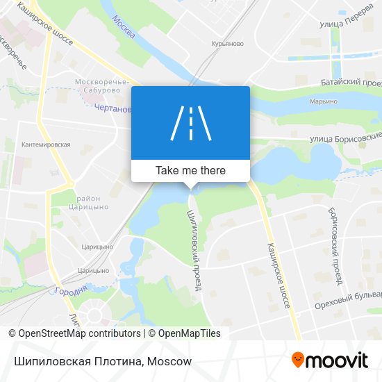 Шипиловская Плотина map