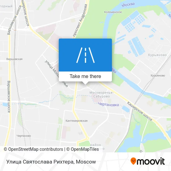 Улица Святослава Рихтера map