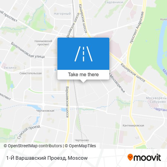 1-Й Варшавский Проезд map