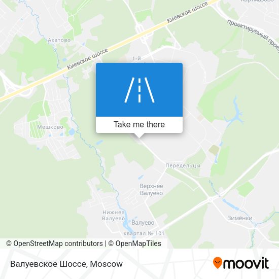 Валуевское Шоссе map
