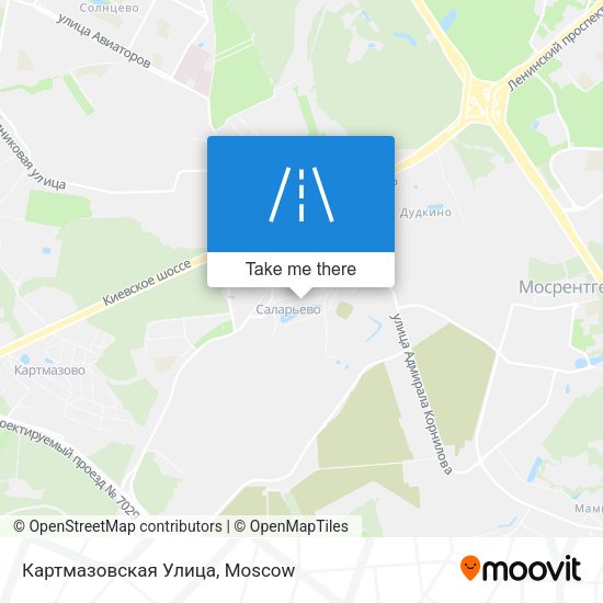 Картмазовская Улица map