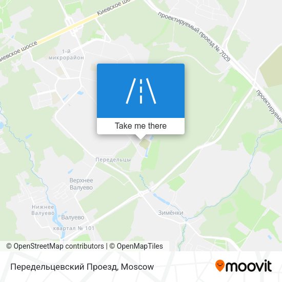 Передельцевский Проезд map