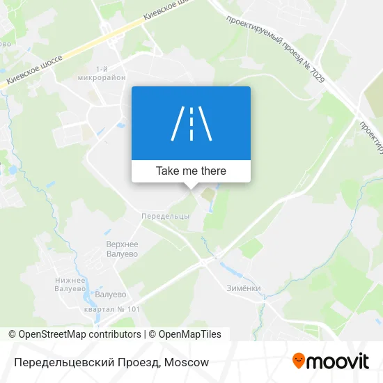 Передельцевский Проезд map