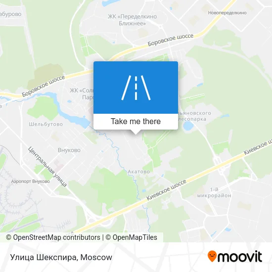 Улица Шекспира map