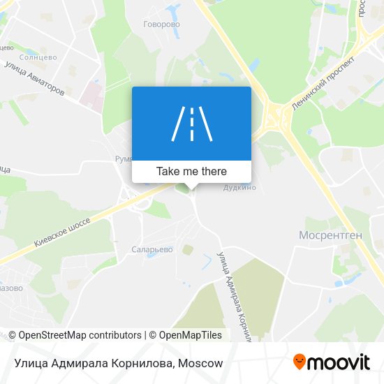 Улица Адмирала Корнилова map