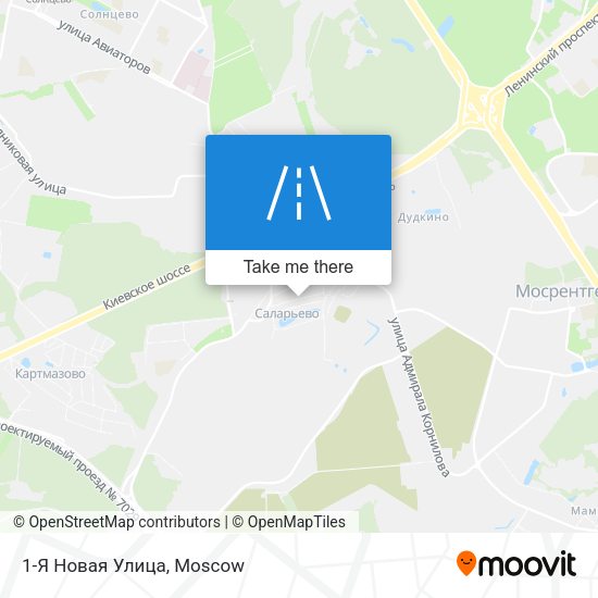 1-Я Новая Улица map