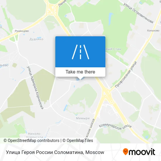 Улица Героя России Соломатина map