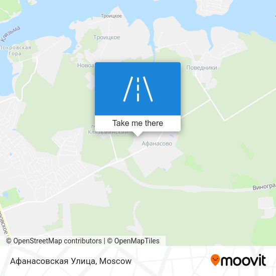 Афанасовская Улица map