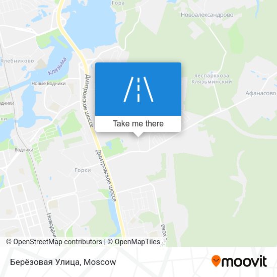 Берёзовая Улица map