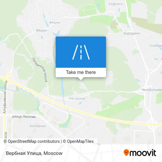 Вербная Улица map
