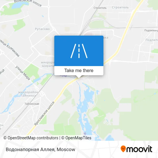 Водонапорная Аллея map