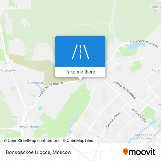 Волковское Шоссе map