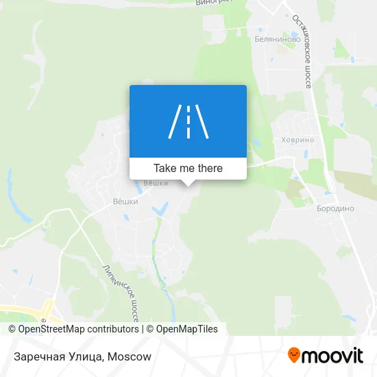 Заречная Улица map