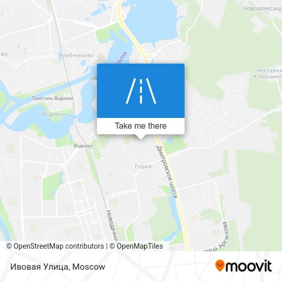 Ивовая Улица map
