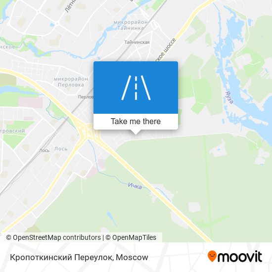 Кропоткинский Переулок map