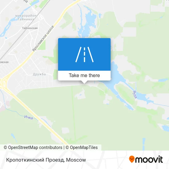 Кропоткинский Проезд map