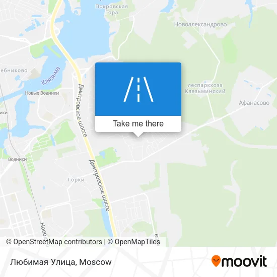 Любимая Улица map