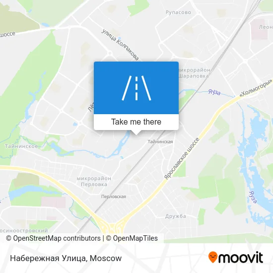 Набережная Улица map