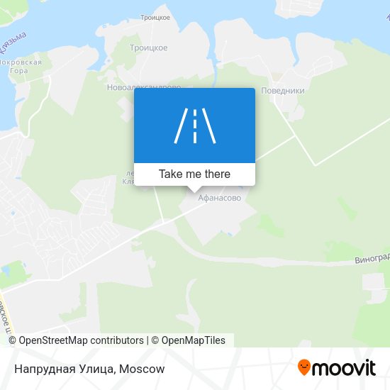Напрудная Улица map