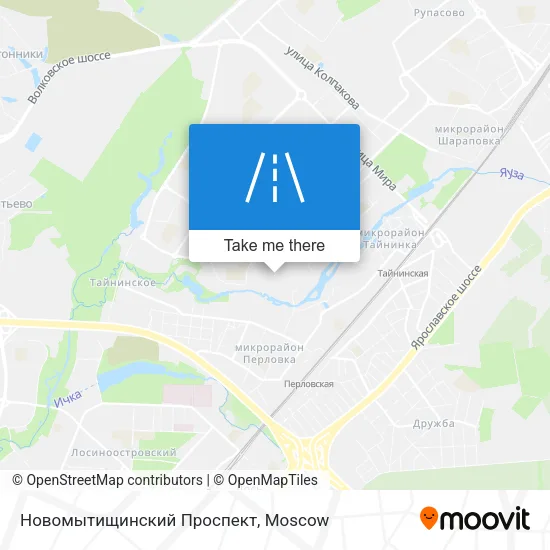 Новомытищинский Проспект map