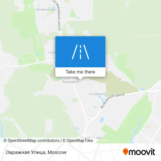 Овражная Улица map